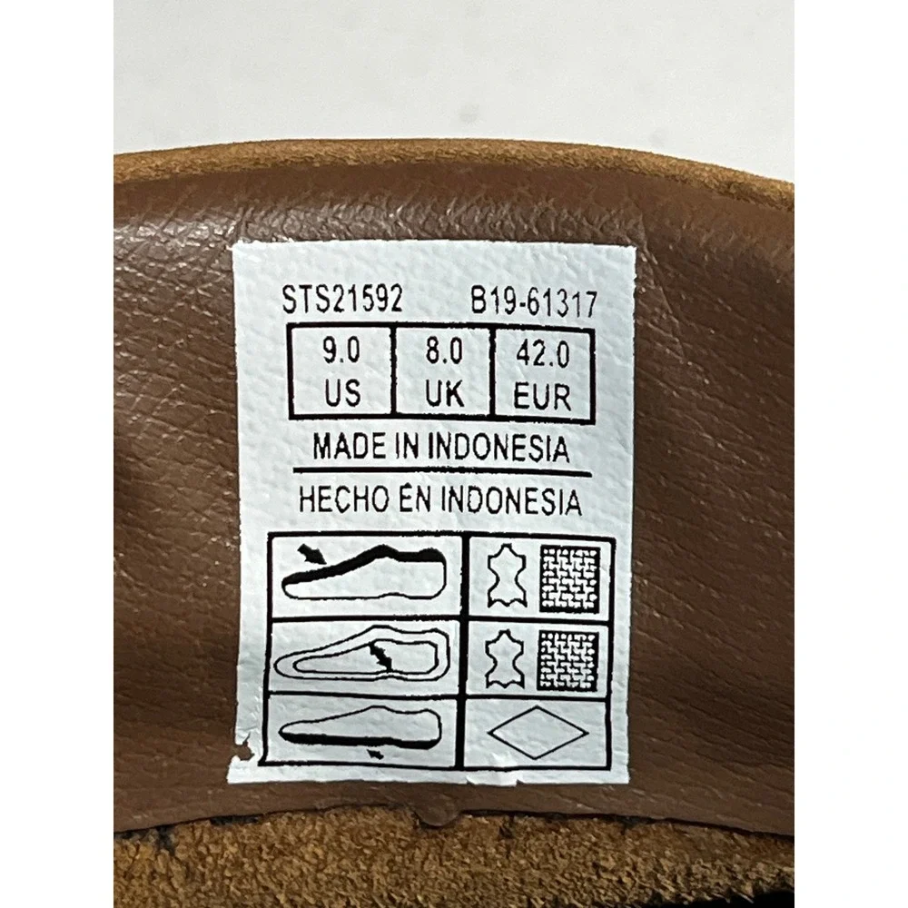 Sperry‎ Top-Sider Mens Billfish Boat Shoes Tan Leather Mesh STS21592 Size 9